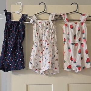 Old Navy Kids Star-Print Romper in Navy and Red